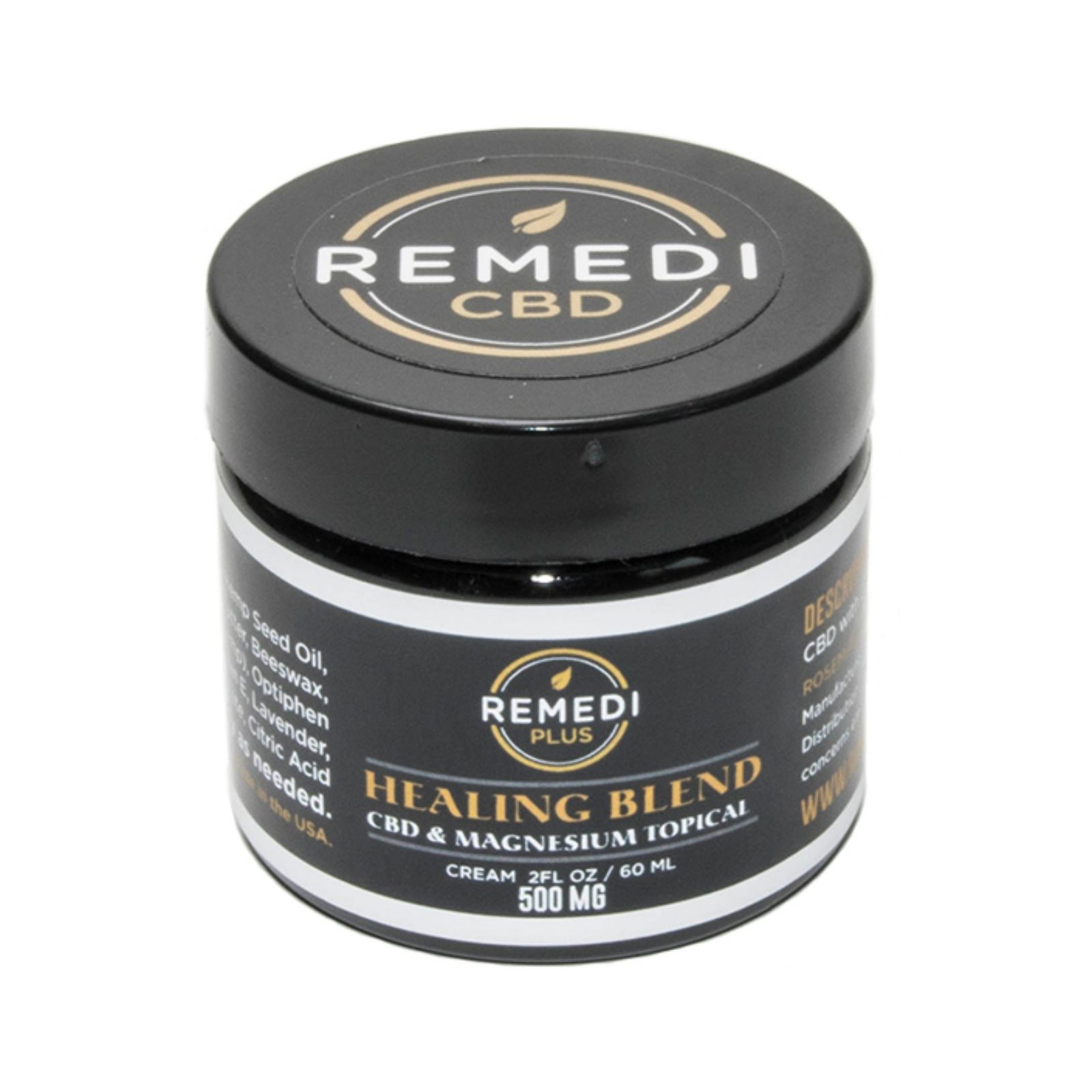 Remedi Plus Healing Blend CBD and Magnesium Topical Cream
